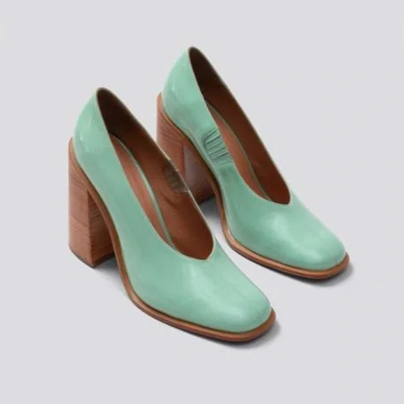 RACHEL COMEY Sugar Pump in Mint - Picture 2 of 6